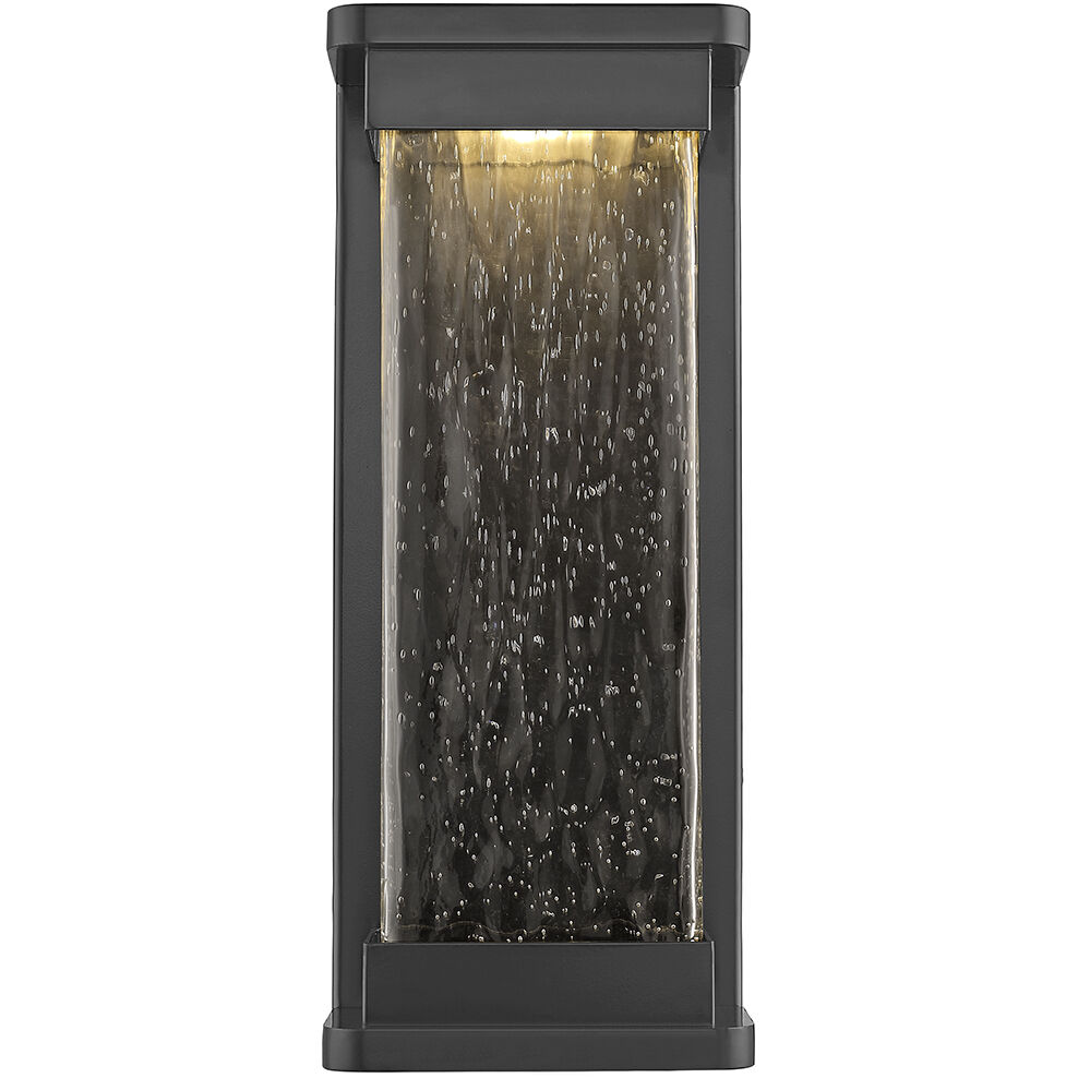 Ederle LED 15.94 inch Powder Coated Black Outdoor Wall Sconce